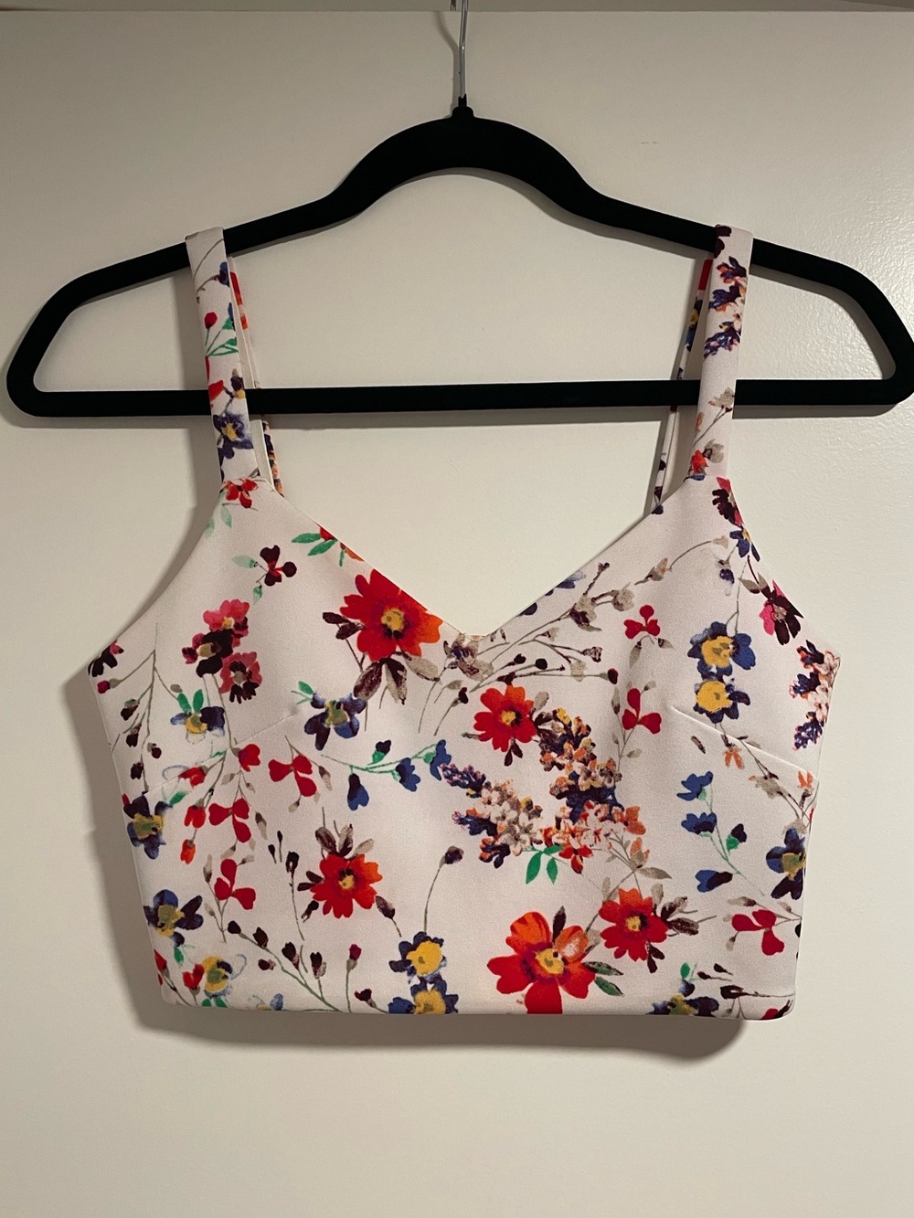 Floral Print Crop Top